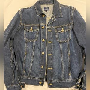J. Crew men’s denim jacket. Size large.